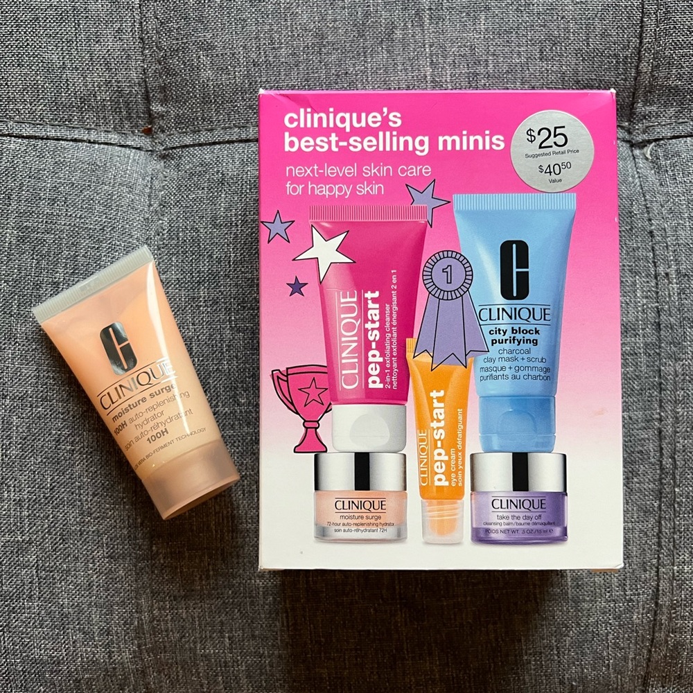 NWT Clinique best selling minis- skin care